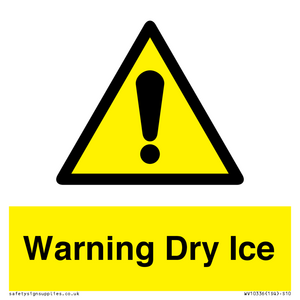 Warning Dry Ice